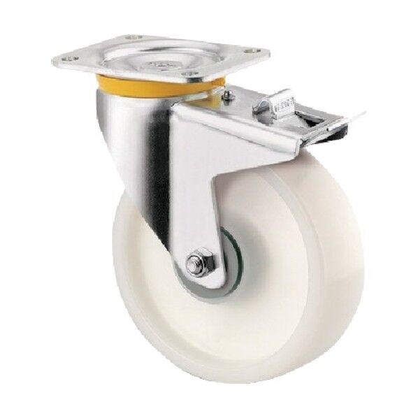 重荷重用キャスターZETA(ナイロン車) φ250 自在式(トータルロック付) 4687UOP250P63 1点