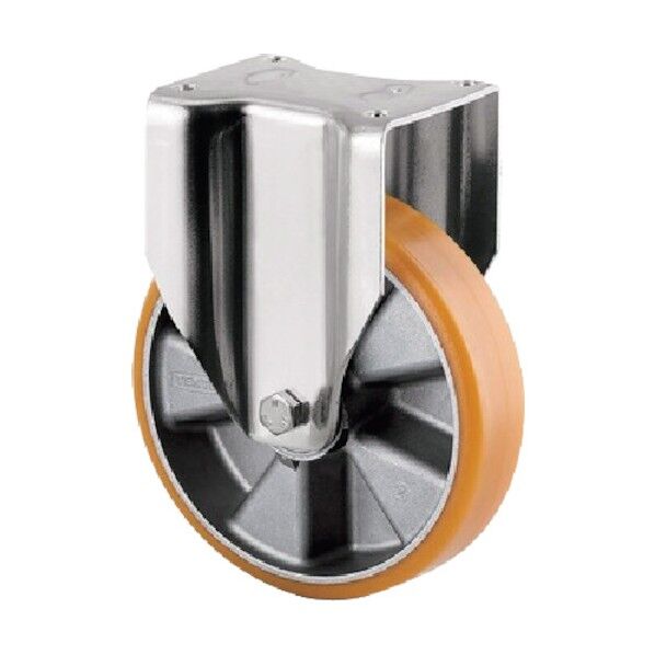 重荷重用キャスターZETA(ウレタン車) φ200 固定式 4688ITP200P63 CONVEX 1点