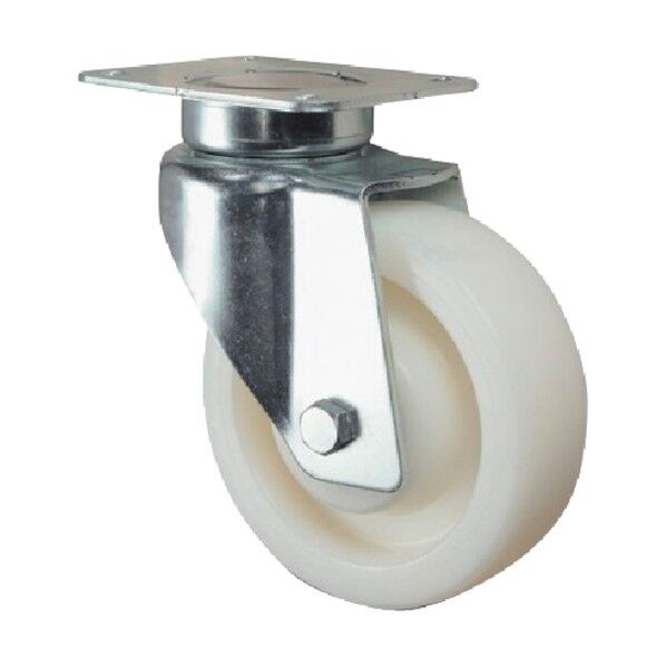 重荷重用高性能旋回キャスターDELTA(ナイロン車・メンテナンスフリー) φ200 自在式 3640UOO200P63 1点