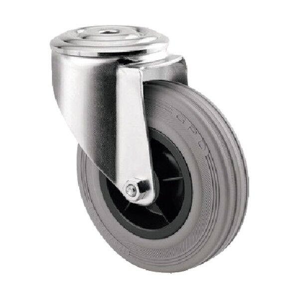 ボルト穴式キャスターALPHA(タイヤ痕レスタイプ) φ200 自在式 3470PIR200P30-13 1点