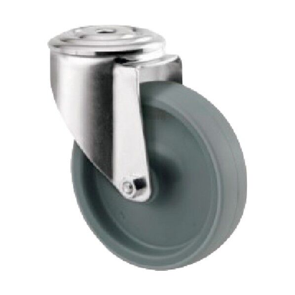 ボルト穴式キャスターALPHA(ポリウレタン車) φ125 自在式 3470UAR125P30-13 1点