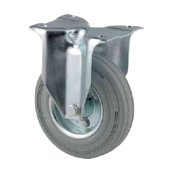 プレート式キャスターALPHA(タイヤ痕レスタイプ) φ160 固定式 3478DIR160P63 1点