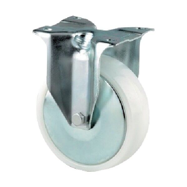プレート式キャスターALPHA(ナイロン車) φ125 固定式 3478UOJ125P62 1点