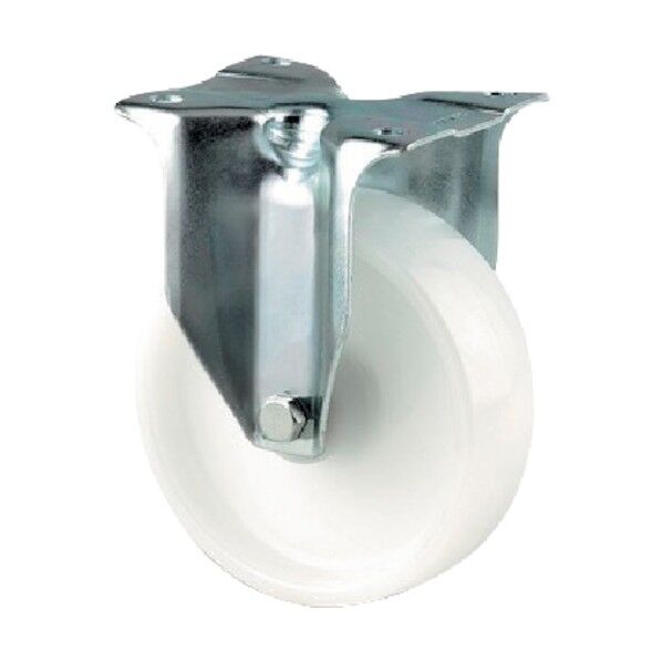 プレート式キャスターALPHA(ナイロン車) φ160 固定式 3478UOO160P63 1点