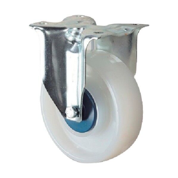 プレート式キャスターALPHA(ナイロン車) φ125 固定式 3478UOT125P62 1点