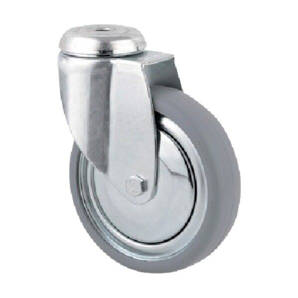 ボルト穴式キャスターAGILA(タイヤ痕レスタイプ) φ125 自在式 2470DIK125P30-11 1点