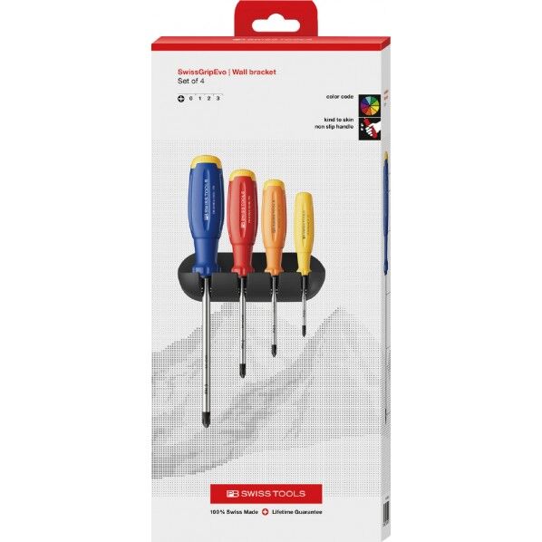 レインボーEVO プラスドライバーセット 4本組 箱入