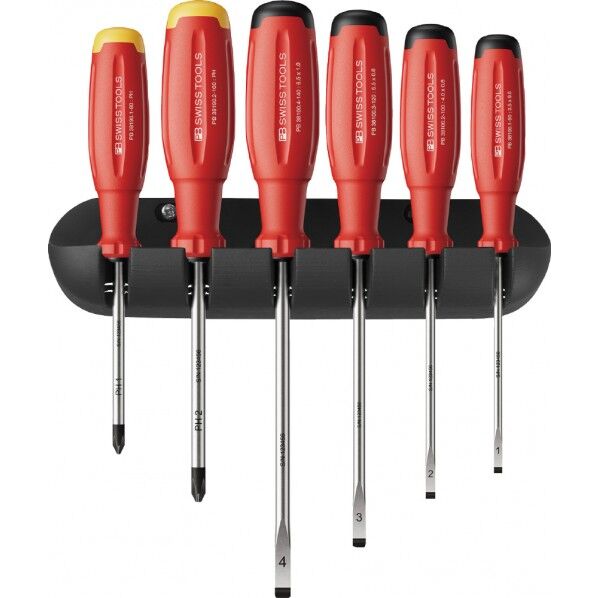 スイスグリップEVO ドライバーセット 6本組 (プラス･マイナス)