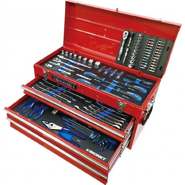 シグネット 差込角9.5SQ 85PCツールセット レッド 800S-8525RED 87点