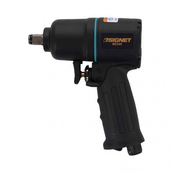 差込角1/2SQ 軽量コンパクト型エアーインパクトレンチ ブラック/ゴールド