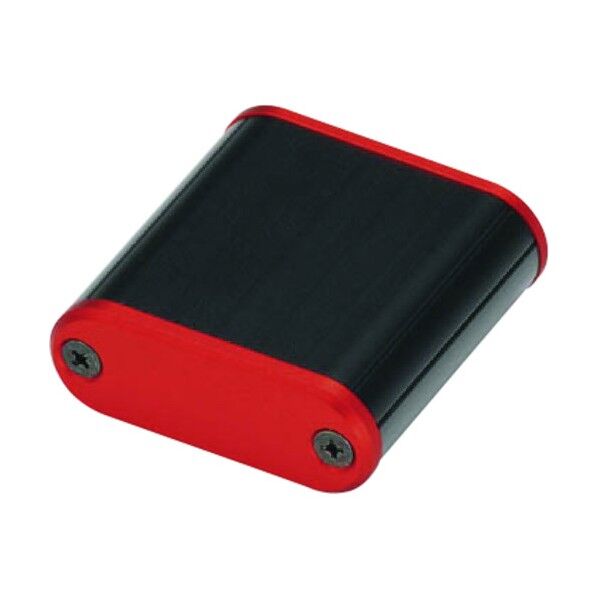 アルミモバイルケース ブラック/レッド MXA2-4-10BR 1点