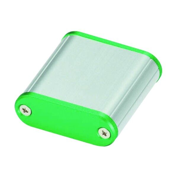 アルミモバイルケース シルバー/グリーン MXA2-4-10SG 1点