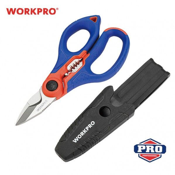 WORKPRO ワークプロ 電工ハサミ WP294003 1個...