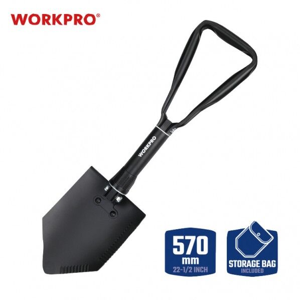 折りたたみスコップ  展開時全長570mm