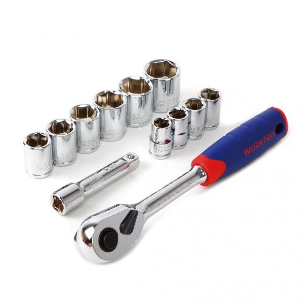 DIY時に大活躍 差込角3/8インチ ソケットレンチセット ソケットサイズ10-22mm 12点組