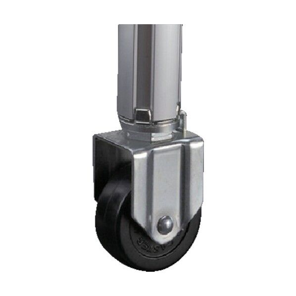 【数量1~9】φ50 N フレームキャスター 固定 エラストマー