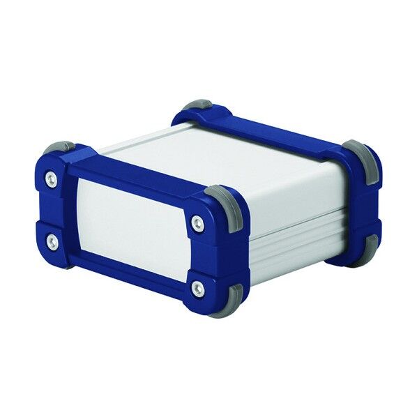 コーナーガード付アルミケースアルミパネルタイプ シルバー/ネイビー EXP12-6-18SN 1点