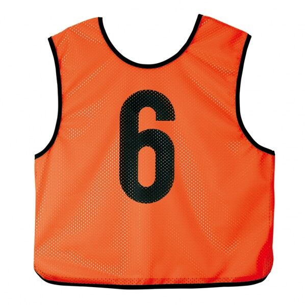 ビブス No.10 063蛍光オレンジ（1～10） 10 8100 1点