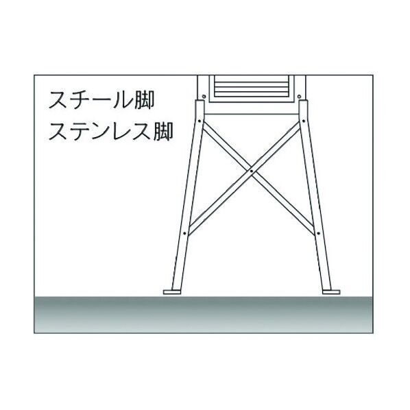 TAIHEI 百葉箱 理振型 スチール脚 091-1008 1点