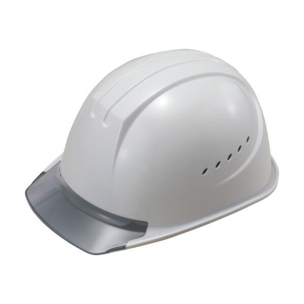 エアライト搭載ヘルメット通気孔付き(PC製・透明ひさし型) 帽体色 ゲレー 1610JZVV2GR5 1点