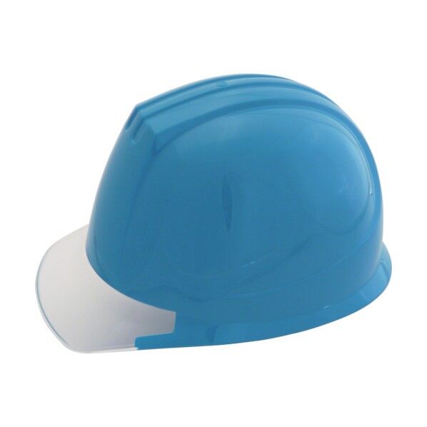 エアライト搭載ヘルメット(PC製・透明ひさし型) 帽体色 ブルー 141JZVV1B1 1点