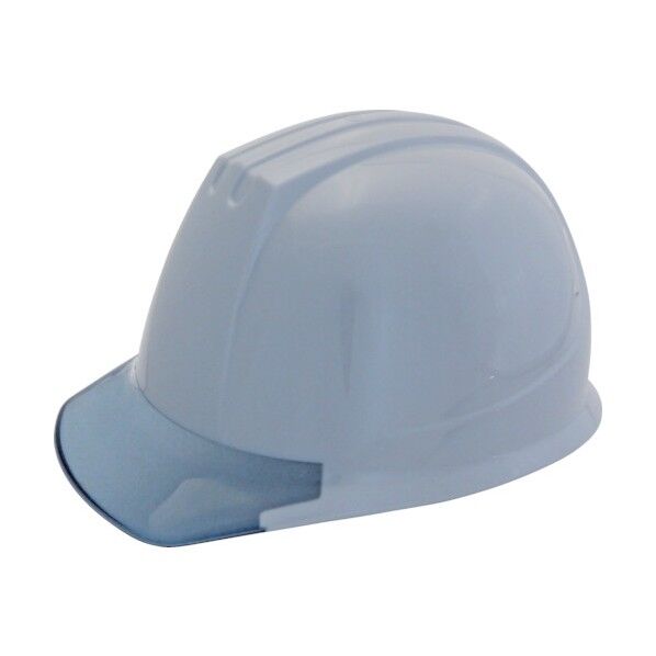 エアライト搭載ヘルメット(PC製・透明ひさし型) 帽体色 グレー 141JZVV2GR5 1点