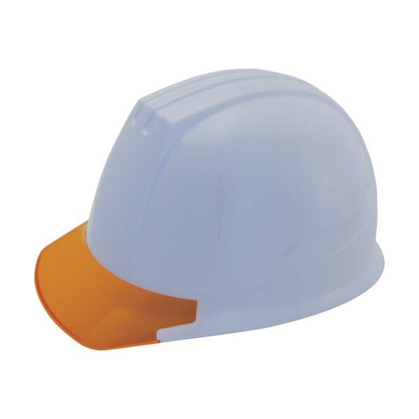 エアライト搭載ヘルメット(PC製・透明ひさし型) 帽体色 ホワイト 141JZVV4W3 1点