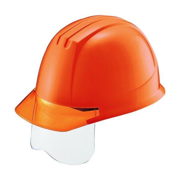 エアライト搭載シールド面付ヘルメット 帽体色 オレンジ 141VJ-SH-O1V4 1点
