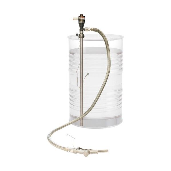 エア式SUS製ケミカルドラムポンプ(ノズル付) CHD1-20ASUSN 1個