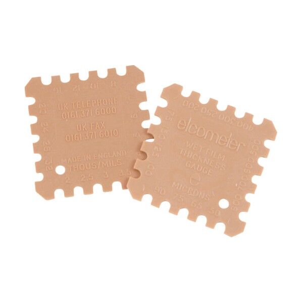 Elcometer プラスチック製ウェットフィルム膜厚計 B154----1 500枚
