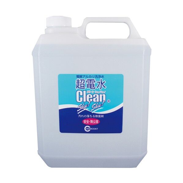 アルカリ洗浄剤 超電水 クリーンシュシュ 4L