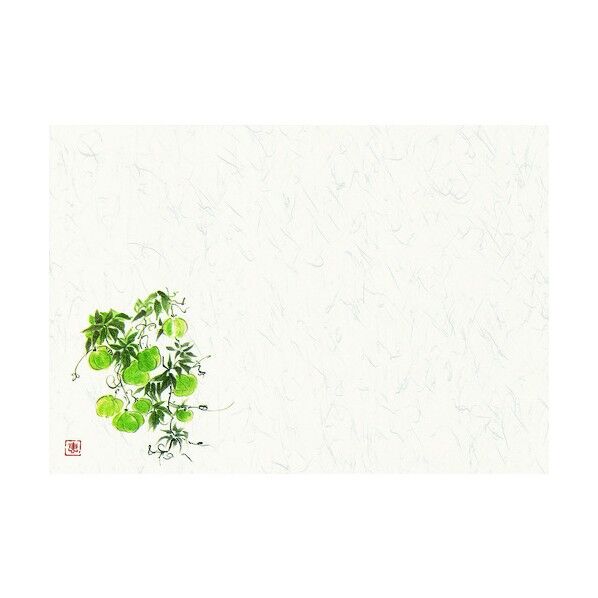 丸幸製紙 四季壊紙 テーブルマット No.207 ふせんかづら QKIM901 100枚