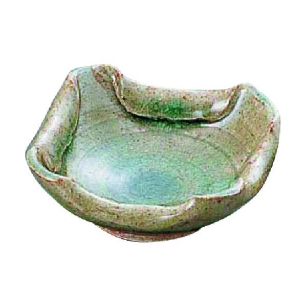 エムズジャパン 灰釉折リ込灰皿 T03-71 RHI3701 1個