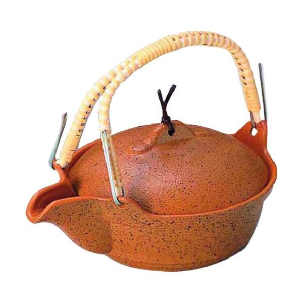 マイン アルミ 土瓶 (小)陶土 M10-242 QDB0401 1個