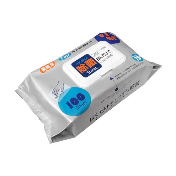 アルコール入除菌シート 913500 100枚...