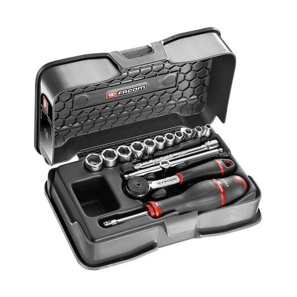 ラチェットセット R.161-1P6U 1/4インチドライブ15Pc 高性能密閉型