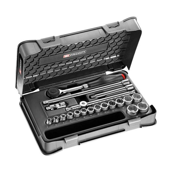 ソケットセット J.360-3P6 3/8 高速アクションツイストハンドルラチェット 20Pc