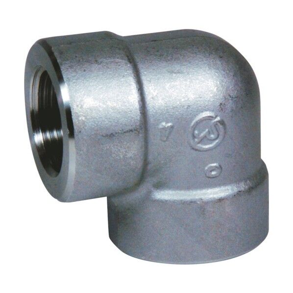 高圧用90°エルボ 90E 15A ステンレス SUS304 ねじ込み 90E-PT-15A-SU4 1点