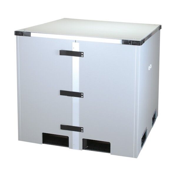 パレットボックス  スペースラックC1100×1100×950グレー TESSPACERACKC1100X0900X950 1点