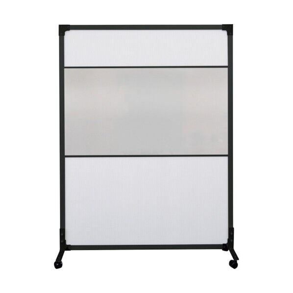 抗菌ウォールFS5-1013Fクリア仕様ブラック/キャスター KOUKINWALLFS51013FCBLACKCAS 1点