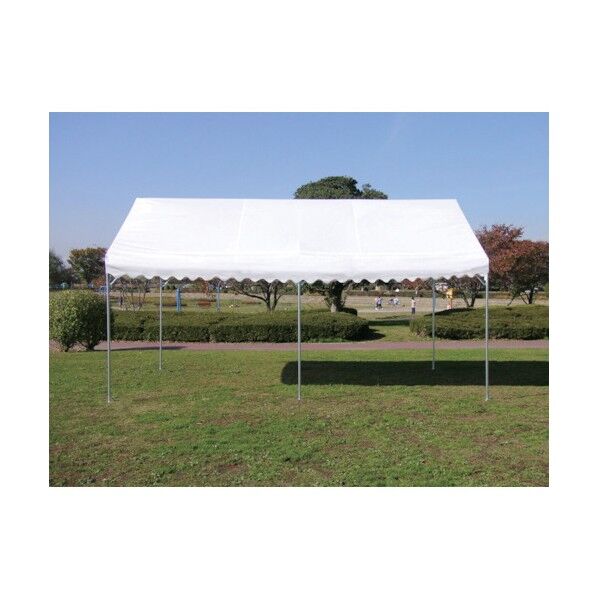 集会用テント ニューパイプテント 白天幕 1間x2間 NP-12 1点