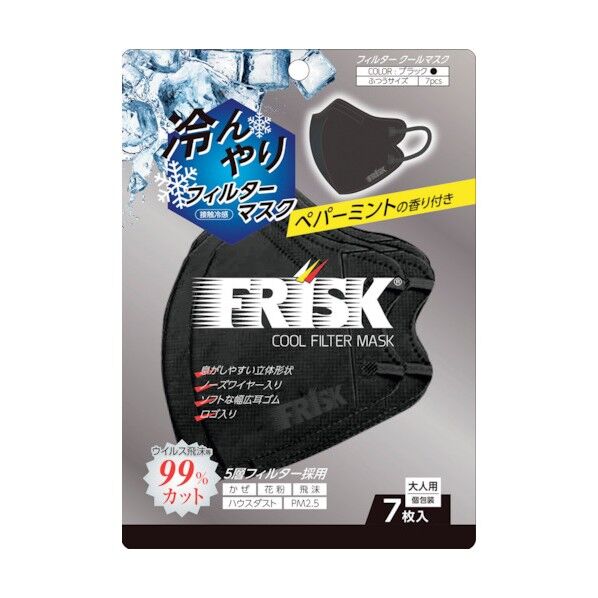 グリーンクロス FRISK 不織布クールマスク 6300030133 7枚