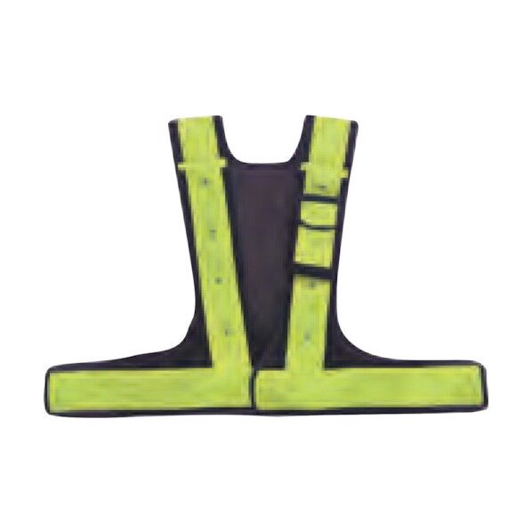 LEDベストB-GC プロテクトレンズ型 紺/イエロー 1125231493 1点