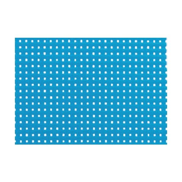 防炎メッシュシート1類 ブルー(インチ枠)1.82×5.1m UK-333 6300008662 1点