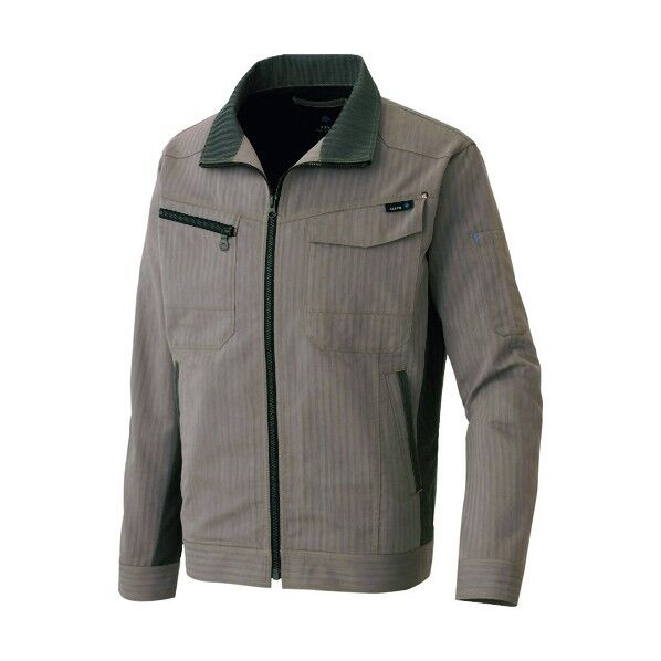 アジト ペンタスヘリンボーン 長袖サマーブルゾン 024モカ LL 30630 1