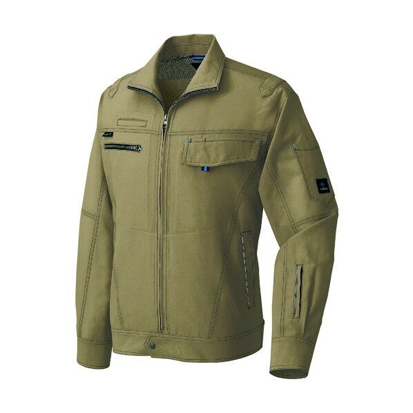 長袖サマーブルゾン(男女兼用) 025カーキ M 30430-025-M 1