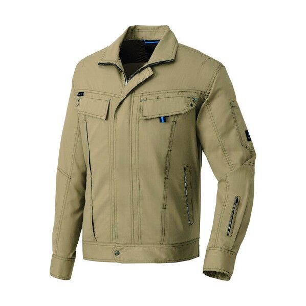 長袖サマーブルゾン（男女兼用） 025カーキ LL 30530 1