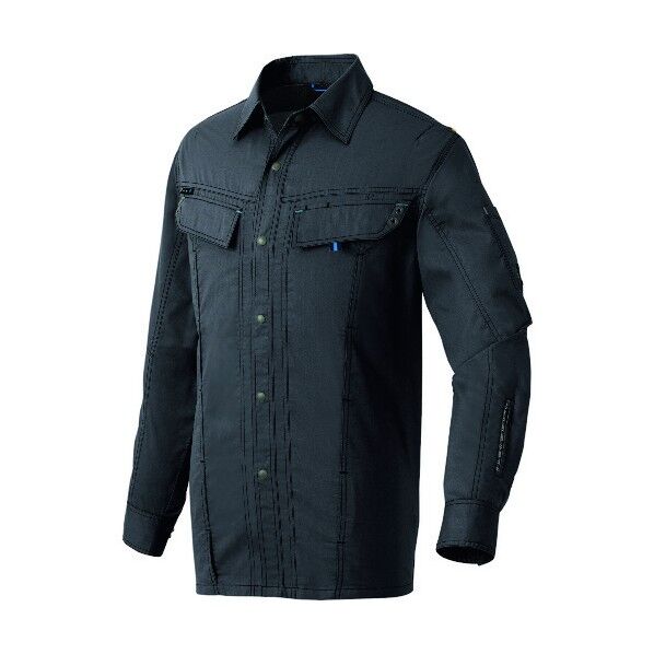 長袖シャツ（男女兼用） 014チャコール M 30535 1