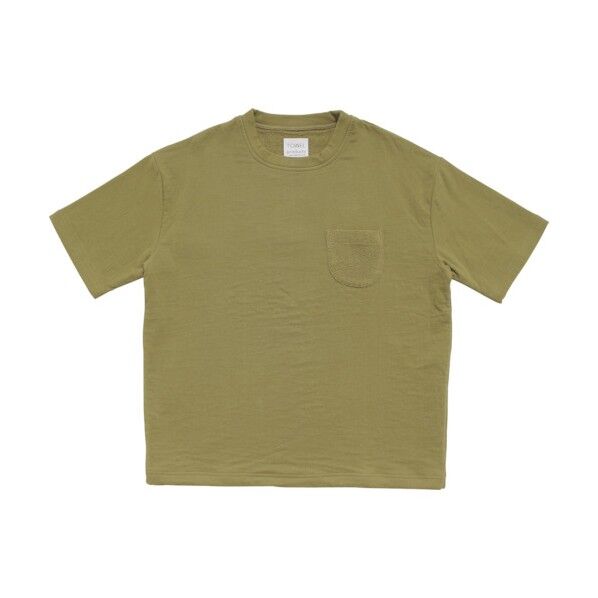 グリーンクロス ura pile T-shirt Lサイズ オリーブ 6300030479 1枚