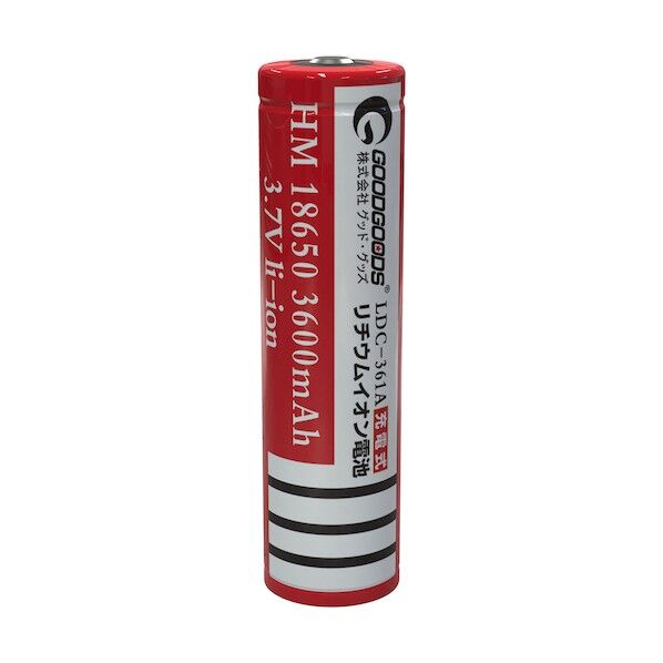 ※法人専用品※グリーンクロス 充電式リチウムイオン電池 保護回路付 LDC-361A 6300031564 1台...
